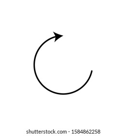 arrow outline icons . vector icon