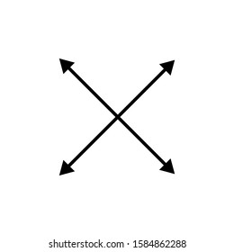 arrow outline icons . vector icon