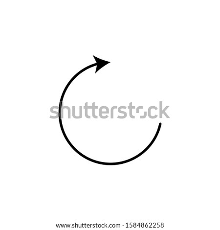 arrow outline icons . vector icon