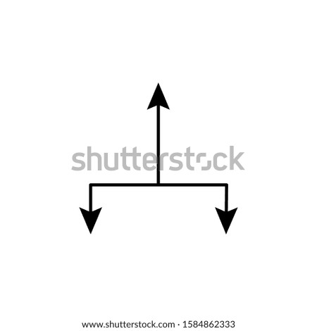 arrow outline icons . vector icon