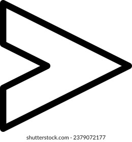Arrow Outline Illustration Isolated Vector