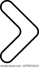 Arrow Outline Illustration Isolated Vector