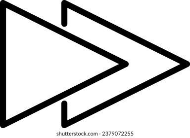 Arrow Outline Illustration Isolated Vector