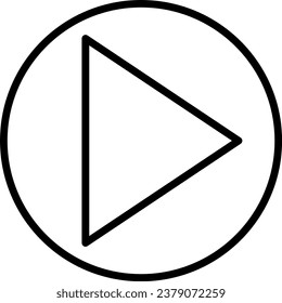 Vector aislado de ilustración de contorno de flecha