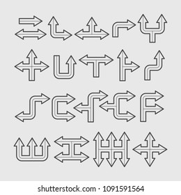 Arrow Outlines Collection