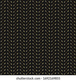 Arrow pattern with a combination of black background and golden strokes