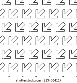 arrow pattern in design in illustrator