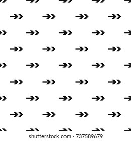Arrow pattern seamless. Simple illustration of arrow vector pattern seamless geometric repeat background
