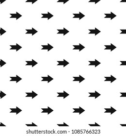 Arrow pattern vector seamless repeating for any web design