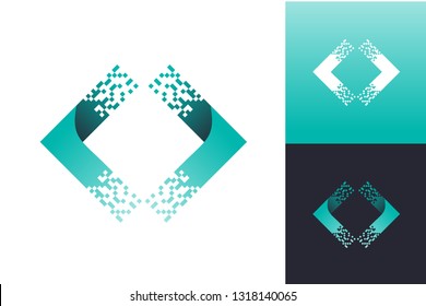 Arrow Pixel Logo Inspirations Template