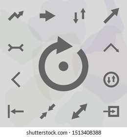 Arrow, point icon. Universal set of arrows for website design and development, app development