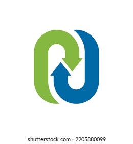 Arrow Point Logo Design Template