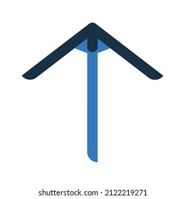 Icono de movimiento de flecha o punto