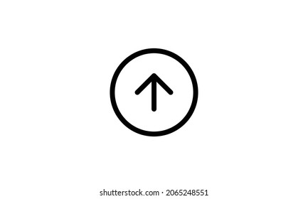 arrow pointer black web icon flat on white background vector template illustration 