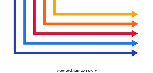Arrow pointer business target background design template. Economy plan strategy concept.