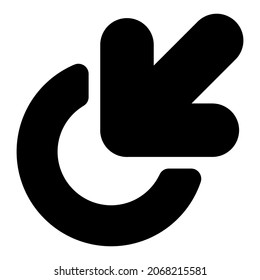 Arrow, pointer, cursor icon and symbol
