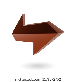 Arrow. Pointer. Direction sign symbol. Vector graphics. Bulk vector arrow. Vector multidirectional arrows