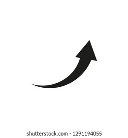 Arrow pointer icon vector flat trendy
