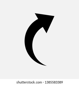 Arrow Pointer Icon Vector Flat Trendy.	