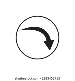arrow pointer icon. vector illustration.