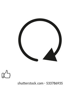 arrow pointer icon, vector illustration EPS 10