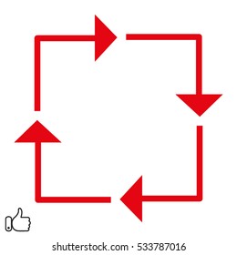 arrow pointer icon, vector illustration EPS 10