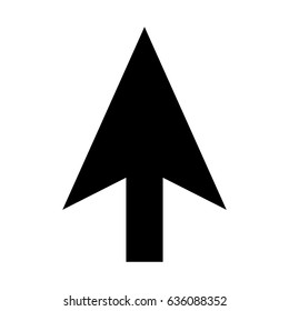 arrow pointer isolated icon
