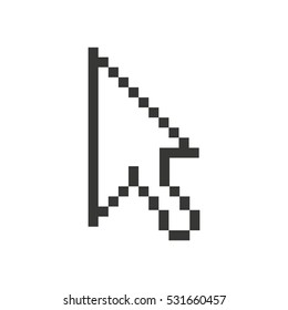 arrow pointer isolated icon vector illustration design