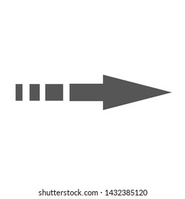 Arrow Pointer Mark Icon Vector Illustration 