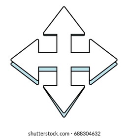 Arrow pointer symbol