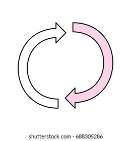 Arrow pointer symbol