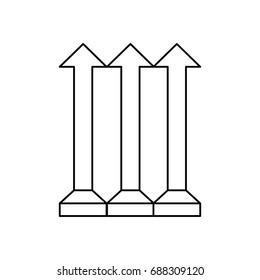 Arrow pointer symbol