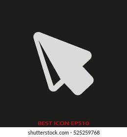 arrow, pointer, vector icon, eps10