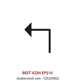 arrow, pointer, vector icon, eps10