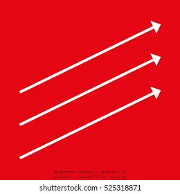 arrow, pointer, vector icon, eps10