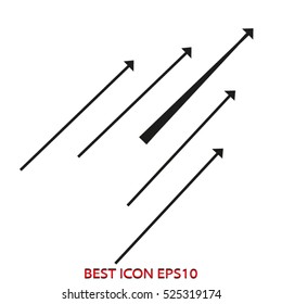 arrow, pointer, vector icon, eps10