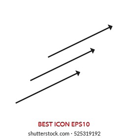 arrow, pointer, vector icon, eps10