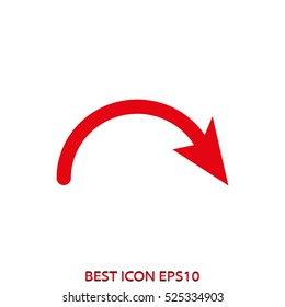 arrow, pointer, vector icon, eps10