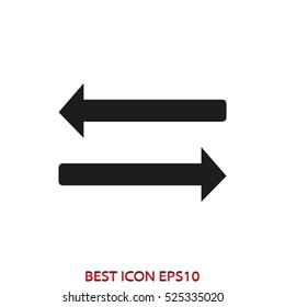 arrow, pointer, vector icon, eps10