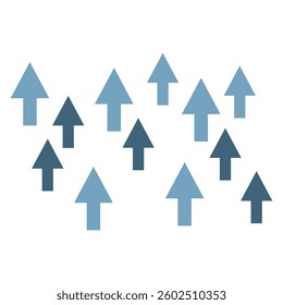 arrow pointing up background suitable for business, investment, financial, and success