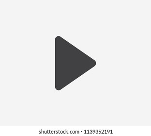 Arrow, pointing right flat vector icon