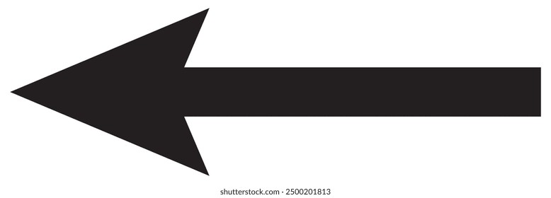  arrow pointing right. Long, straight-line arrow icon in white. Graphic illustration for direction symbols, up and down signs