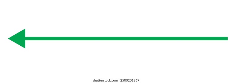  arrow pointing right. Long, straight-line arrow icon in white. Graphic illustration for direction symbols, up and down signs