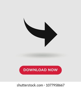 Arrow pointing to right sign icon, direction symbol vector illustration for web and mobil app isolated on grey background14BexZMoP1gqvSbLZSfYigjUvfcXkroScKirclecollectionconceptcursordesigndirectdirec