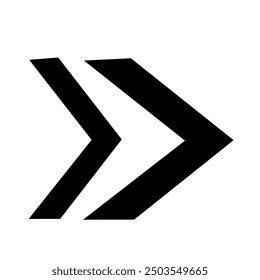  arrow pointing right, simple solid white background