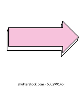Arrow pointing symbol