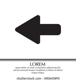 Arrow points to the left