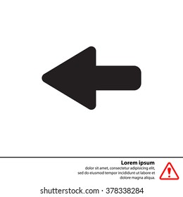 Arrow points to the left