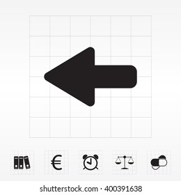 Arrow points to the left