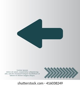 Arrow points to the left